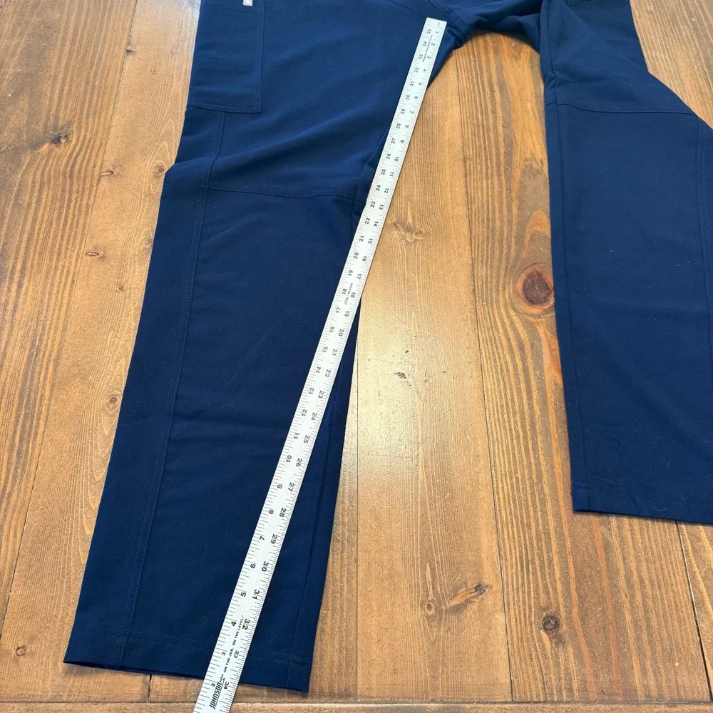 FIGS Axim Cargo Scrub Pants Technical‎ Collection M22SW2010T Navy Blue XXL Tall